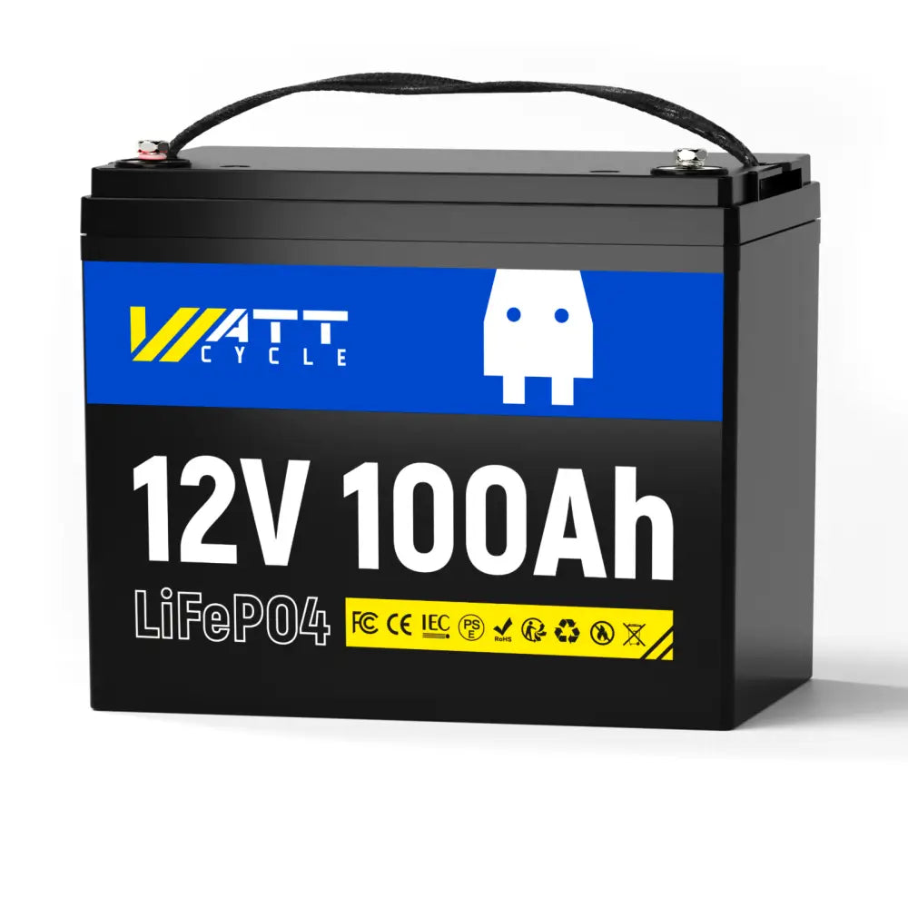 WattCycle 12V 100Ah LiFePO4 Batterie